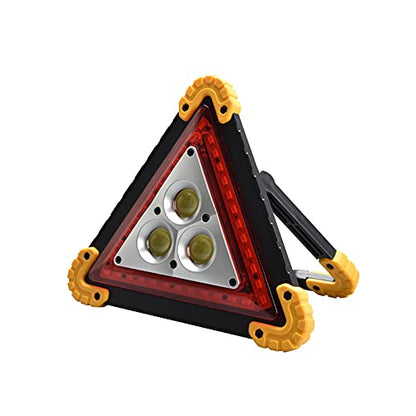 Red Emergency Roadside Safety Light with Charging Port – Hazard Warning Light for any Vehicle