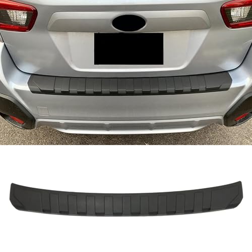 Rear Bumper Protector Guard Accessory Trim Cover Scratch Resistant Trunk Door Entry Guards Compatible with Subaru XV Crosstrek 2018 2019 2020 2021 2022 2023 - color: Subaru XV Crosstrek 2018-2023