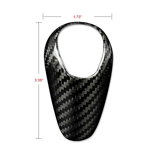 AIRSPEED Gear Shift Knob Cover Interior Trim for BMW M2 F87 M3 F80 M4 F82 M5 F83 F10 F12 F13 X5M F85 X6M F86 Accessories, Carbon Fiber - style: Style A