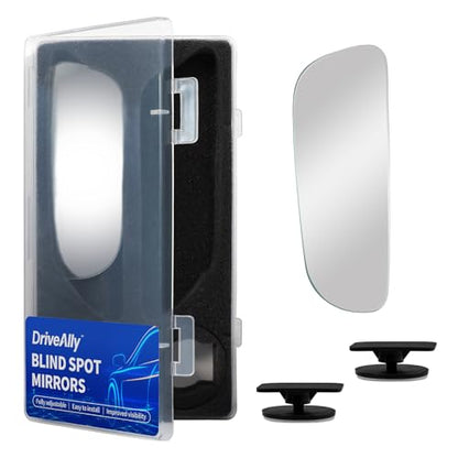 2 PCS Car Blind Spot Mirror, HD Frameless Convex Glass Angle Adjustable, Self-adhesive Back Auxiliary Reverse Mirror Wide Angle Side Mirrors Universal Car Exterior Accessories (Oblong) - size: Oblong