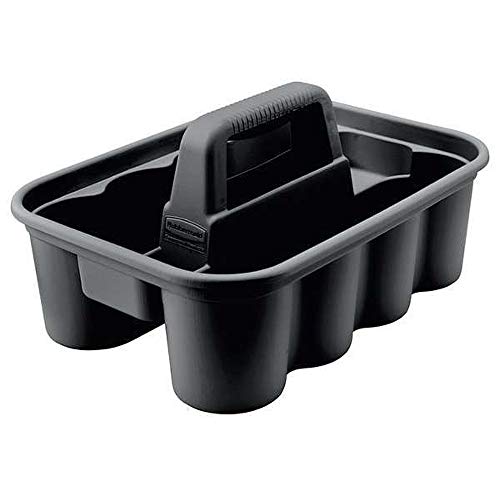 Rubbermaid Commercial Products Deluxe Carry Caddy for Take-Out Coffee/Soft Drinks Postmates/Uber Eats/Food Delivery Cleaning Products Sports/Water Bottles Black - size: 1 Pack