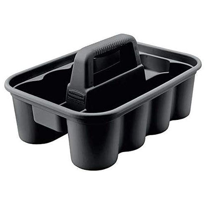 Rubbermaid Commercial Products Deluxe Carry Caddy for Take-Out Coffee/Soft Drinks Postmates/Uber Eats/Food Delivery Cleaning Products Sports/Water Bottles Black - size: 1 Pack
