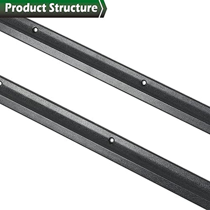 GRAND ORANGE Door Sill Scuff Plate Protector Pair Compatible with Ford Ranger Extended Cab & Regular Cab 1992-2011 Left and Right Black F57Z1013208A - size: Fit Ford Ranger Extended & Regular Cab 1992-2011