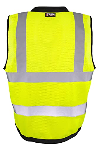 SU300G Surveyors Class 2 Green Reflective Vest with Tablet Pockets | Meets ANSI/ISEA Standards - color: Green, size: 4X-Large