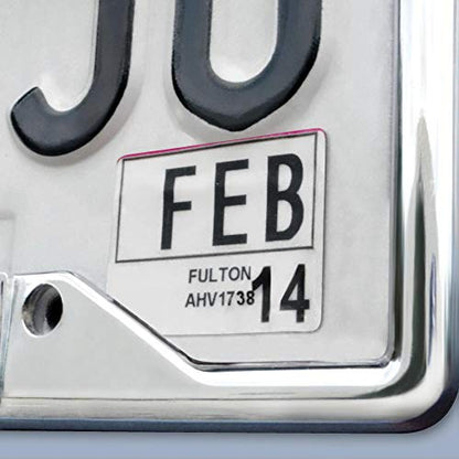 FANMATS NCAA Chrome Metal License Plate Frame