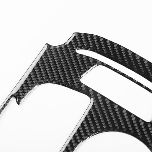 Black Carbon Fiber Compatible with Chevrolet/Chevy Malibu 2016 2017 2018 2019 2020 2021 2022 2023 2024 2025 Accessories Car Gear Frame Cover Gear Shift Box Cover Interior Trim Decal -B - color: Gear Shift Panel -B