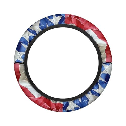 American Flag Steering Wheel Covers for Golf Carts Golf Cart Accessories Club Car Anti-Slip Size 13 3/4 13.5 14 Inch Odorless Comfy Steering Wheel Cover Gift for Women Men - color: American Flag