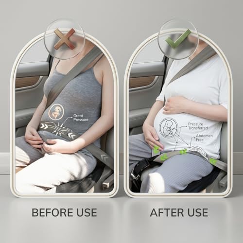 Seat Belt Shoulder Pad Cushion, Soft Universal Seatbelt Cover, Breathable Anti-Slip Comfort Pad, Easy Install, Washable Car Accessory for Driving Travel (Black) - color: Black