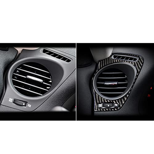 NVCNX Real Premium Carbon Fiber for Lexus IS250 is 250 IS350 2006-2013 / IS250C IS350C 2010-2015 Accessories Car Dash Dashboard Sides Defogger Air Vent Frame Cover Interior Trim Sticker Decal 3PCs - color: Dashboard Air Vent Kit