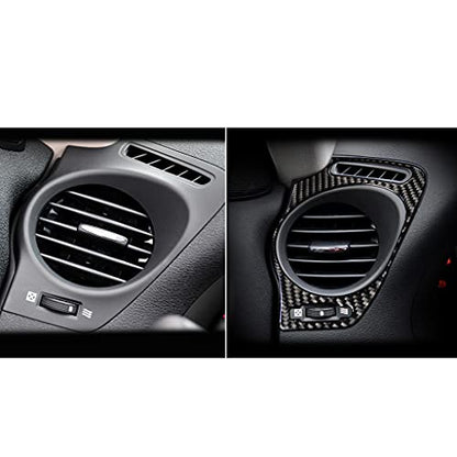 NVCNX Real Premium Carbon Fiber for Lexus IS250 is 250 IS350 2006-2013 / IS250C IS350C 2010-2015 Accessories Car Dash Dashboard Sides Defogger Air Vent Frame Cover Interior Trim Sticker Decal 3PCs - color: Dashboard Air Vent Kit