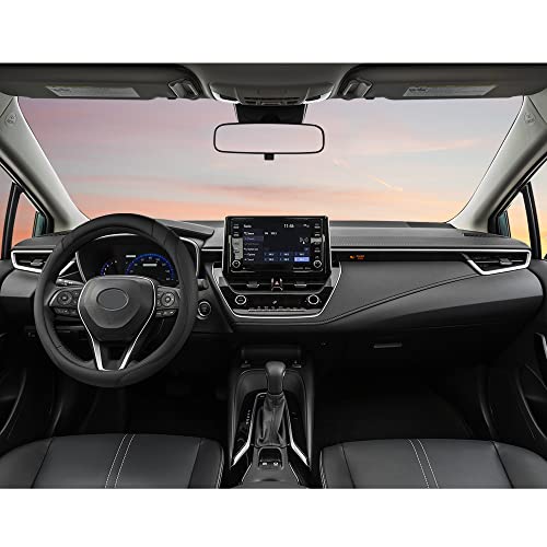 West Llama Customized Auto Car Steering Wheel Cover for Toyota Tundra Tacoma 4runner 15-15.5inches (Black-Large Size) - color: A-Black, size: Large size (15''-15 ½'')