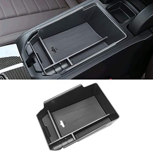 Compatible with BMW X3 Center Console Organizer 2018-2024,for 2019-2024 X4 Console Organizer Tray, for X3 G01/X4 G02 Center Aremrest Secondary Storage Box With Coin Holder(Not Fit 2025+) - size: X3 X4 Center Console Organizer