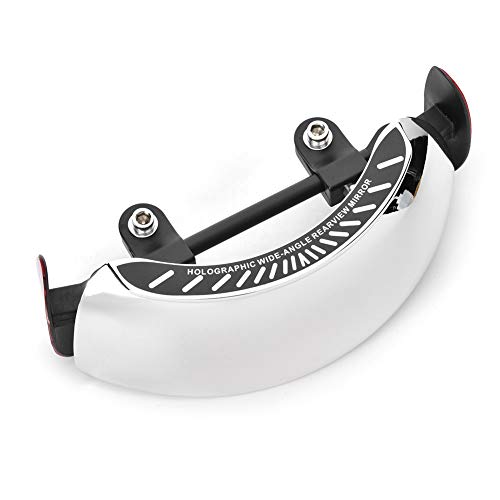 Motorcycle Blind Spot Rear Mirror Motorcycle Wide Angle Rear View Mirror 180° 180 Degree Motorcycle Safety Mirror For Motorcycle Windshield