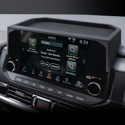 for Pathfinder Dashboard Center Console Organizer 2026 2025 2024 2023 2022 Pathfinder SL/Platinum/Rock Creek Accessories 9’’ Behind Screen Organizer Box Dash Tray-Only for 9" Screen - size: for 2022-2026 Nissan Pathfinder
