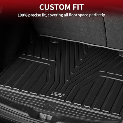LASFIT Cargo Liner for Honda CR-V 2026 2025 2024 2023 (Gasoline & Hybrid & e:FCEV) All Weather TPE Car Trunk Mat (Upper Position), Cargo Only Black - style: 2）For Honda CR-V | 2023-2026 | Cargo Liner (Upper Position)