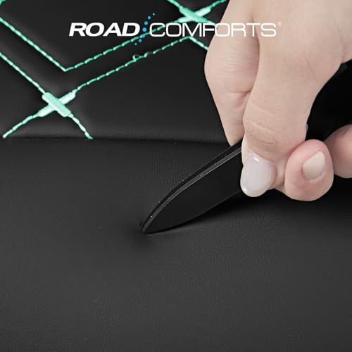 Road Comforts Seat Covers, Premium Leather Car Seat Covers Front Seat for Women Girls,Airbag Compatible, Automotive Seat Covers Universal Fit Most Cars,Vans,Truck,SUV - color: Mint Front