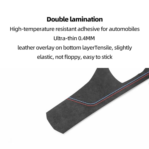 Betterhumz Car Center Console Multimedia Button Panel Trim Cover for Alcantara for BMW F30 F32 F34 2013-2019 328i 320i 318li 435i 420i 430i 425i Molding Sticker Interior Accessories