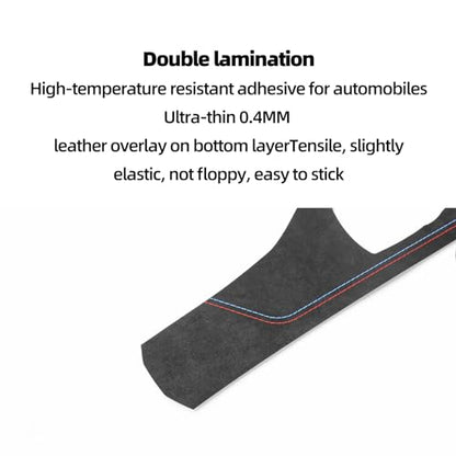 Betterhumz Car Center Console Multimedia Button Panel Trim Cover for Alcantara for BMW F30 F32 F34 2013-2019 328i 320i 318li 435i 420i 430i 425i Molding Sticker Interior Accessories