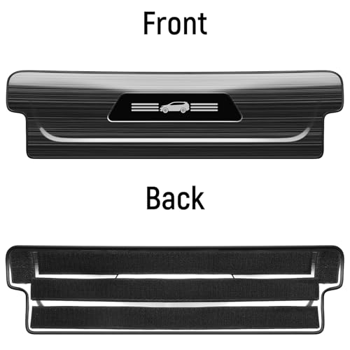 2PCS Back Seat Cover Compatible with Honda 2017-2022 CRV Accessories Stainless Steel Material Velcro Install Car Kick Mats Seat Back Protectors