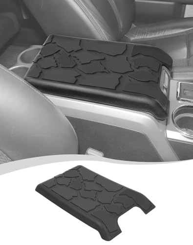 Armrest Cover Compatible with 2009-2014 Ford F150/Raptor Center Console Cover TPE Waterproof Car Armrest Seat Box Pad - color: For 2009-2014