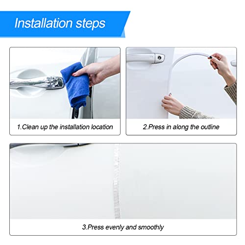 XINLIYA Car Door Protector, 16Ft Universal Rubber Seal U Shape Edge Trim for Most Cars, Aluminum Boat Edge Guard (Blue) - color: Blue