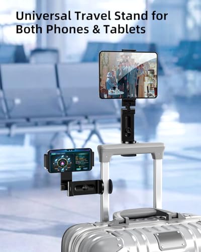 OGRANEE Airplane Tablet Holder Mount, Long Flight Essentials Travel Accessories for iPad, Foldable Tablet Stand for Plane Seat Back, Best Gifts for Travelers women, Fit for iPad, Phone, Switch, kindle