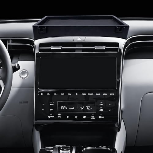 for Santa Cruz Dashboard Console Organizer 2022 2023 2024 Hyundai Santa Cruz Accessories Behind Screen Organizer Storage Box Console Dash Tray - size: for 2022-2024 Hyundai Santa Cruz