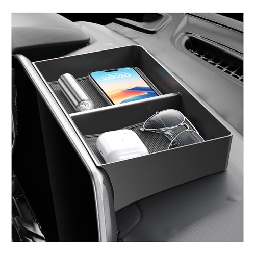 SXCY for 2024 2025 Chevrolet Trax Center Console Organizer for Chevy Trax 2025 Accessories Dashboard Tray for Trax 2024 2025 Accessories 2025 Trax Screen Back Organizer - color: 24 25 Trax Screen Back Organizer
