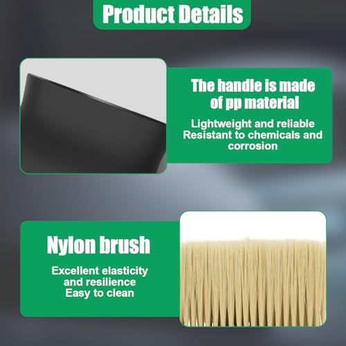 Car Interior Dust Brush, Soft Bristles Auto Exterior Cleaning Whisk Broom, No-Scratch Car Dashboard Detailing Brush, Vehicle Dusting Tool for Leather, Air Conditioner Vent (2PCS) - size: 2PCS