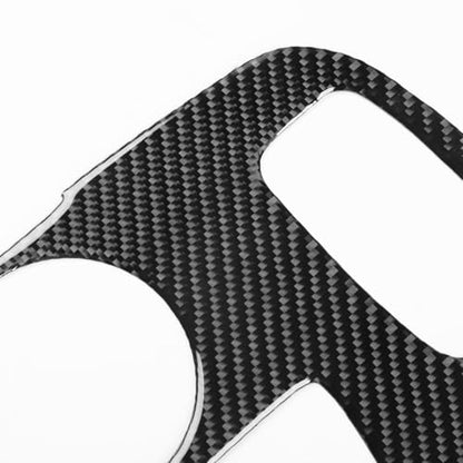 Black Carbon Fiber Compatible with Chevrolet/Chevy Malibu 2016 2017 2018 2019 2020 2021 2022 2023 2024 2025 Accessories Car Gear Frame Cover Gear Shift Box Cover Interior Trim Decal -A - color: Gear Shift Panel -a