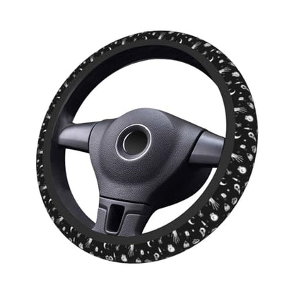 Gothic Steering Wheel Covers Non Slip Neoprene Universal 15 Inch Steering Wheel Protector Car Cover for Men Women - color: Gothic