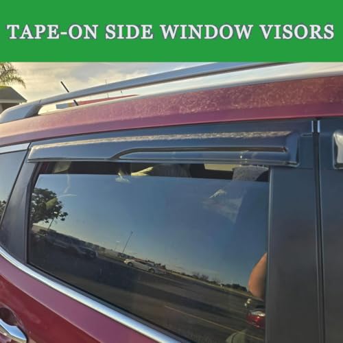 Window Visors Rain Guards for Honda CRV 2017-2022 Side Car Window Deflectors Vent Visor Sun Shade SUV Accessories 4PC Smoke Tinted - size: For Crv 2017-2022