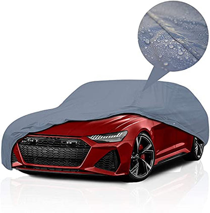Supreme Full Car Cover – for Audi A4 1999-2016 Wagon 4-Door Avant Estate Semi Custom Fit Waterproof Full Coverage All Weather Windproof Dust Proof Indoor Outdoor Automobile - size: Fits Audi A4 1999-2016 Wagon 4-Door Avant Estate
