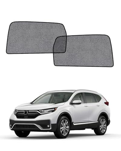 Car Window Shade for Honda CR-V or CRV 2017-2022,2 Pack UV & Glare Protection, Breathable Privacy Screen, Insect & Bug Blocker Magnetic Mesh Side Rear Sun Shades for Baby Camping, Napping & Travel - size: 2PC for Honda CRV(2017-2022)