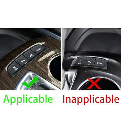 Black Carbon Fiber Compatible with Chevrolet/Chevy Malibu 2016 2017 2018 2019 2020 2021 2022 2023 2024 2025 Accessories Car Gear Shift Control Anti-Scratch Panel Cover Interior Trim Decal -C - color: Gear Shift Panel -C