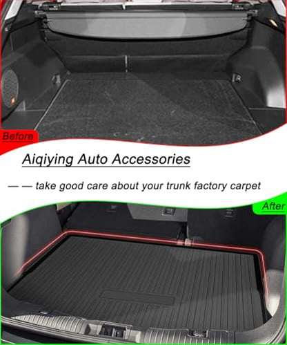 Escape Cargo Liners - Compatible with 2020-2025 2026 Ford Escape（Not for Hybrid）, All Weather Rear Trunk Tray Cargo Mats Protector 3D Waterproof Durable Odorless Anti-Slip Accessories - size: 2）For 2020-2025 Escape Cargo Mat