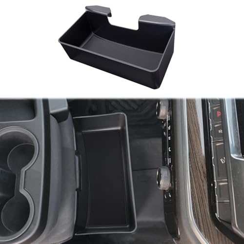JKCOVER Center Console Hanging Organizer Box Compatible with 2019-2026 Chevy Silverado/GMC Sierra 1500 and 2020-2026 Chevrolet Silverado/Sierra 2500HD 3500HD Accessories(Split-Bench Folding Seat Only) - color: Hanging Organizer