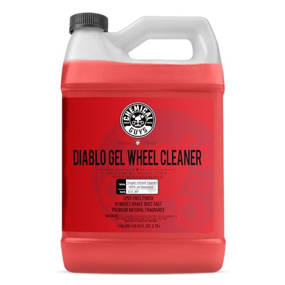 Chemical Guys CLD_997 Diablo Gel Oxygen Infused Foam Wheel and Rim Cleaner, Concentrated (Safe on All Wheel & Rim Finishes), for Cars, Trucks, SUVs, Motorcycles, RVs & More 128 fl oz (1 Gallon) - style: Diablo Gel 128 oz