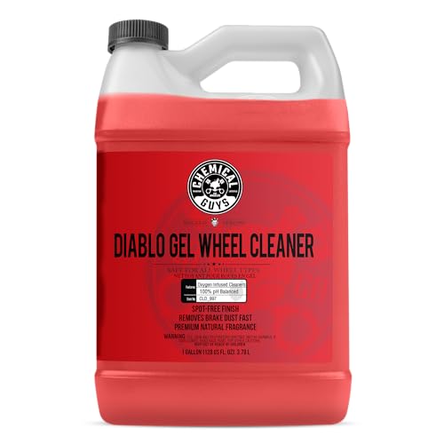 Chemical Guys CLD_997 Diablo Gel Oxygen Infused Foam Wheel and Rim Cleaner, Concentrated (Safe on All Wheel & Rim Finishes), for Cars, Trucks, SUVs, Motorcycles, RVs & More 128 fl oz (1 Gallon) - style: Diablo Gel 128 oz