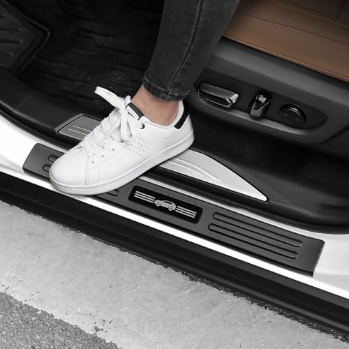 4PCS Door Sill Protector Compatible with Lexus 2022-2026 NX 250/350/350 F Sport/350h/450h+/450h+ F Sport Accessories Matte Black ABS Plastic Material Automobile Door Entry Guards - color: 2022-2026 NX (Matte Black)