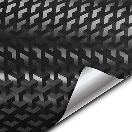 VViViD Designer Black Carbon Fiber Vinyl Wrap (Triangle Carbon, 15ft x 5ft) - size: 15ft x 5ft