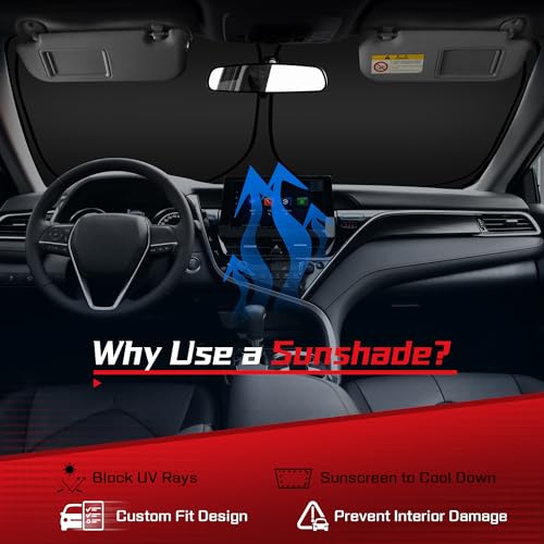 ARISMOTOR Windshield Sun Shade for Mazda CX5 2017-2025 2026, Custom Fit Foldable Front Window Sunshade Sun Visor Protector, Block UV Rays Keep Your Car Cooler - size: for Mazda CX5 2017-2025