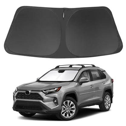Windshield Sun Shade Front Window Sunshade Fit for Toyota RAV4 RAV-4 2019-2024 2025 2026 Accessories Auto Interior Sun Visor Heat Protection - size: Fit Toyota RAV4 2019-2026