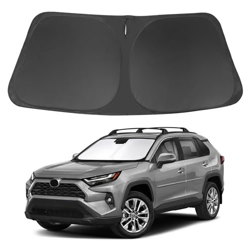 Windshield Sun Shade Front Window Sunshade Fit for Toyota RAV4 RAV-4 2019-2024 2025 2026 Accessories Auto Interior Sun Visor Heat Protection - size: Fit Toyota RAV4 2019-2026