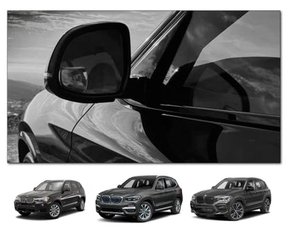 Blind Spot Mirrors- Compatible with 14-24 BMW X3 Extended View - 2 Piece Set (Left & Right) - size: X3 Series
