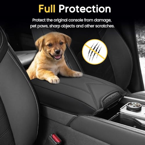 Shademax Center Console Cover for Nissan Pathfinder 2022-2025 2026 Armrest Cover Cushion Pad Arm Rest Cover Leather Console Lids Protector Middle Console Cover for Pathfinder Accessories Anti-Scratch - size: For Nissan Pathfinder 2022-2026