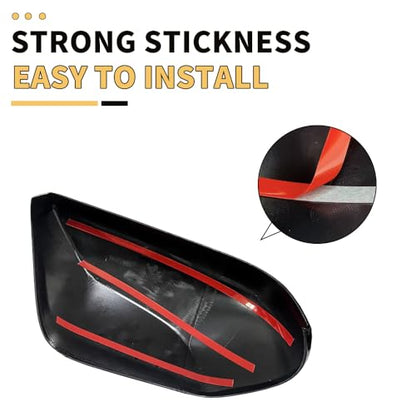 MAXDOM Side Mirror Caps Compatible with Toyota Camry (Gloss Black-Orginal Style, 2018-2025) - color: Gloss Black-Orginal Style