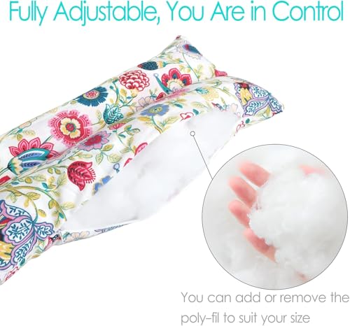 Hysterectomy Pillow Abdominal Post Surgery Pillows with Pocket Comfort for Ice Heat Packs Tummy Tuck Belly Incision Recovery Seatbelt Gifts Women Patients (Painting Flower) - color: Painting