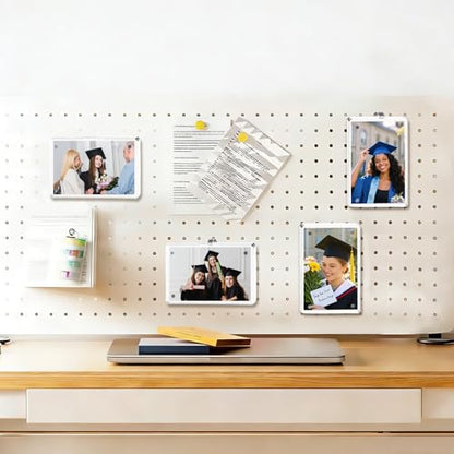 20 Pack Magnetic Car Visor Photo Clips, 3 Inch Sun Visor Picture Holders for Instant Photos, Family & Personal Memories Versatile Hanging Accessories for Cars, Fridge, Office & More