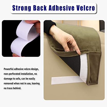 Non-Slip Head Pillow for Recliners - Neck Support Cushion with Velvet Cover for Pain Relief at Home, Office and Travel (Camel) - color: Camel